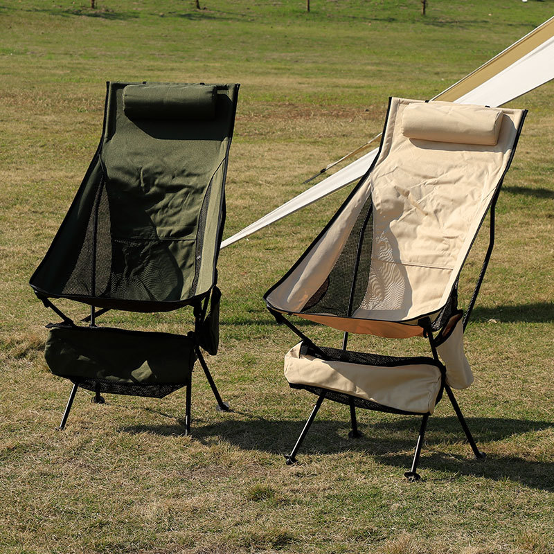 Deck Chair Lounger - Hafif Alüminyum Alaşımlı Katlanır Kamp Sandalyesi