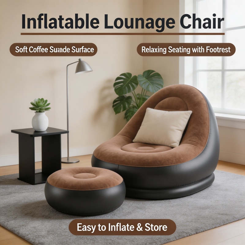 Outdoor Furniture Lounge Chair - Tembel Kanepe Koltukları Şişme Sandalye Katlanabilir