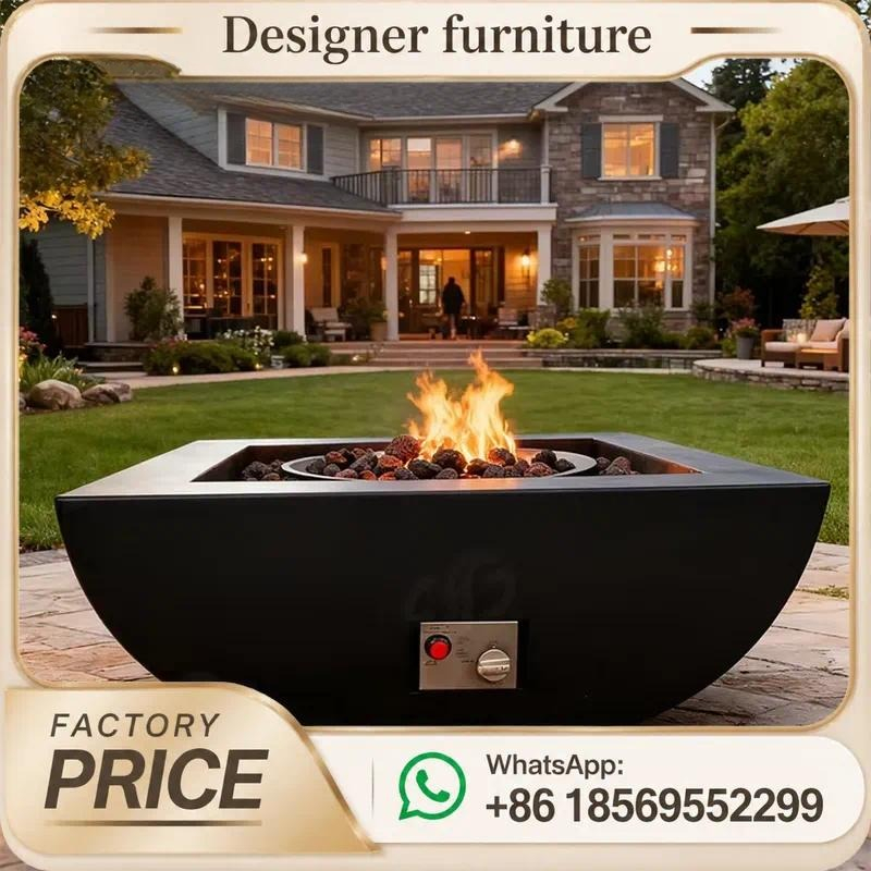 Outdoor Furniture Fire Table - Özel Tasarım Dış Mekan Gazlı Ateş