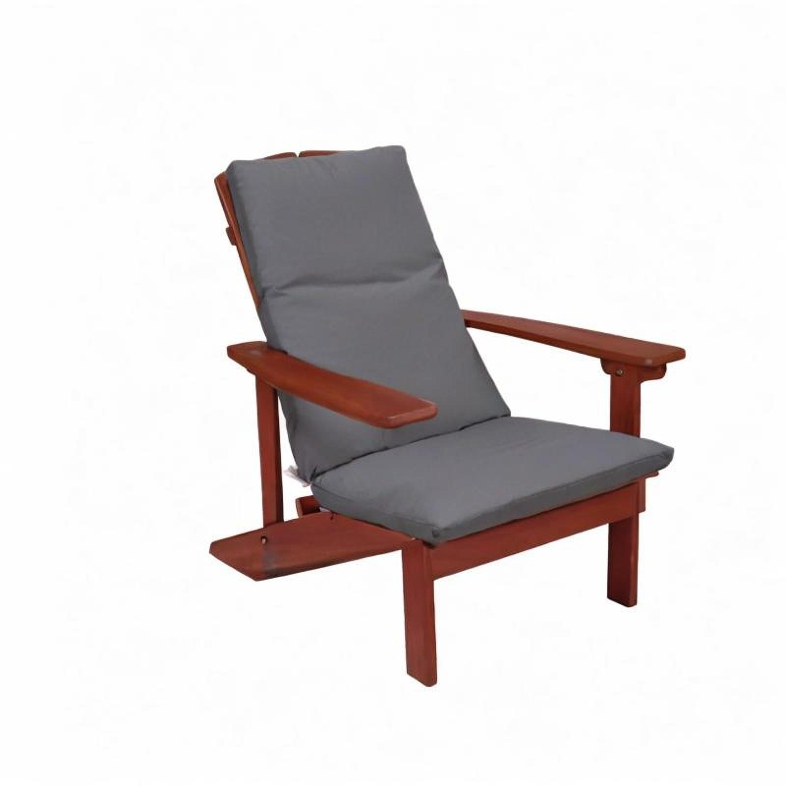 Deck Chair Lounger - Veranda Sandalye Minderi Bağcıklı Oturma Minderi,