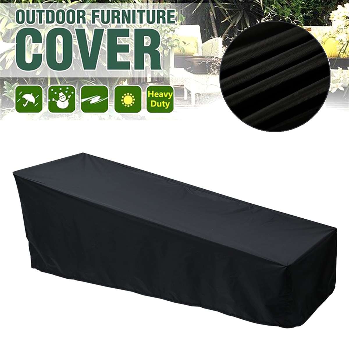 Outdoor Furniture Lounge Chair - Açık Bahçe Şezlong Örtüsü Şezlong Örtüsü