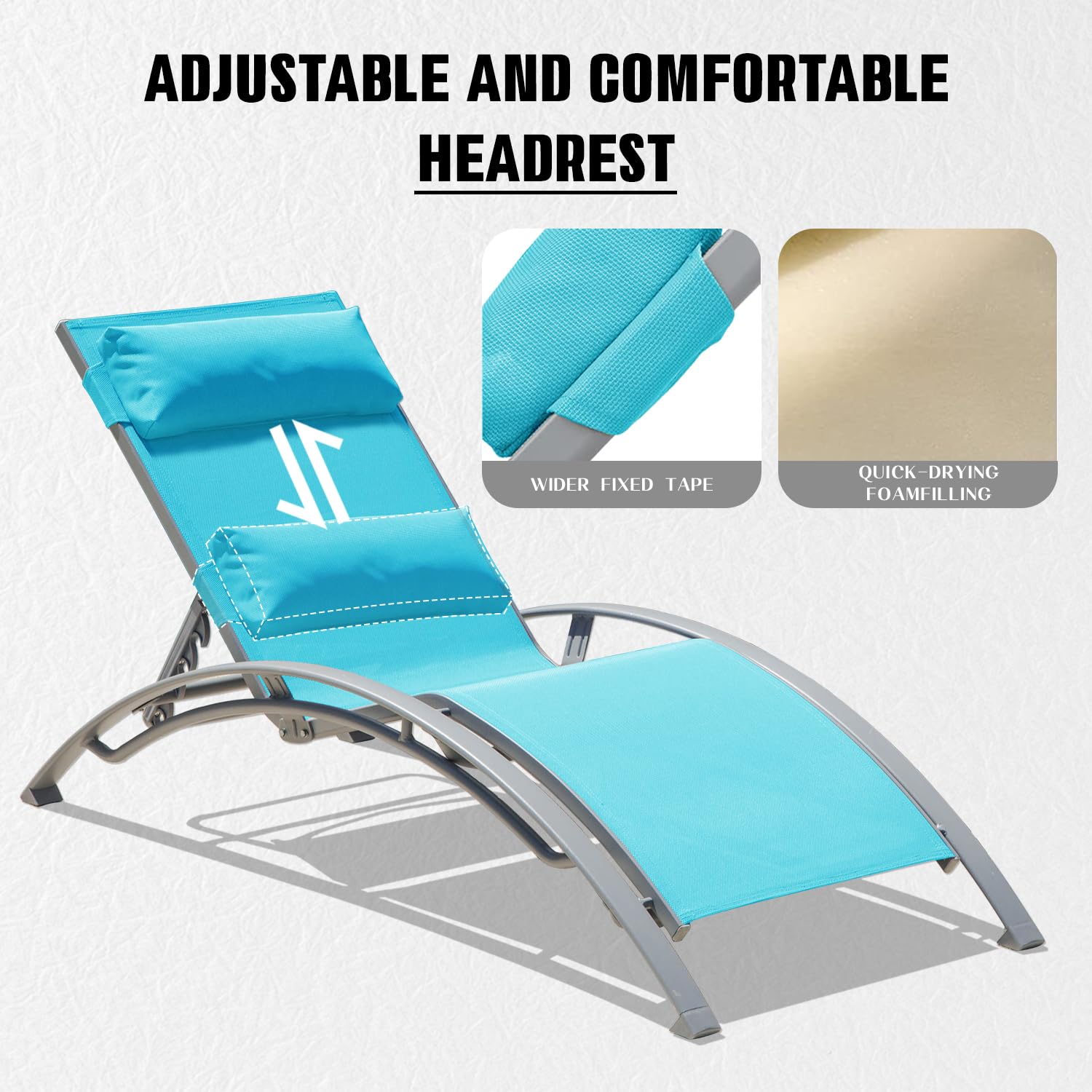 Alüminyum Açık Hava Şezlonglar - Deck Chair Lounger incelemesi ve fiyatı