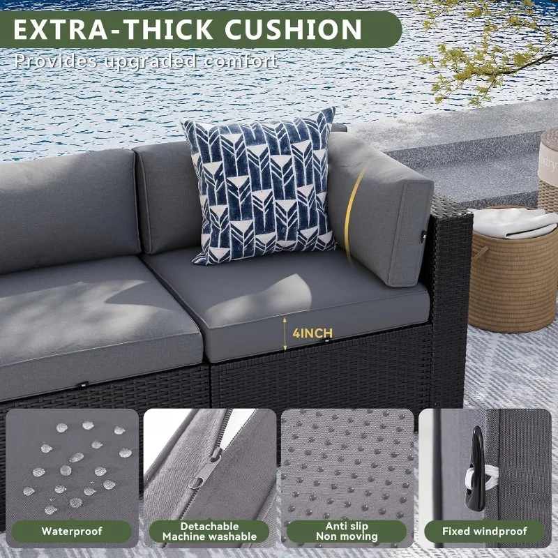 Aoxun 8 Parçalı Bahçe Mobilya  - Outdoor Furniture Fire Table incelemesi ve fiyatı