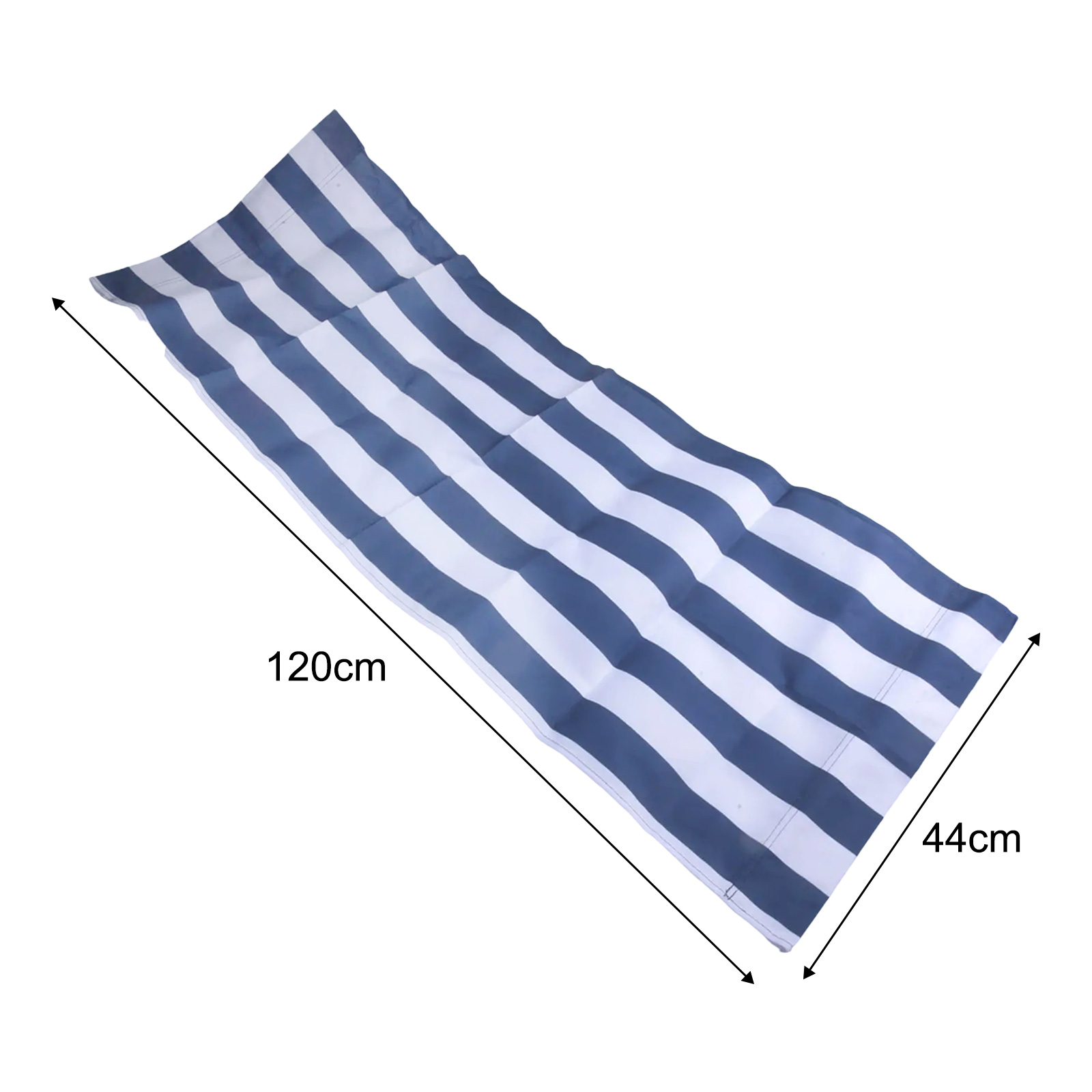 120x45cm Beyaz Mavi Çizgili Po - Deck Chair Lounger incelemesi ve fiyatı