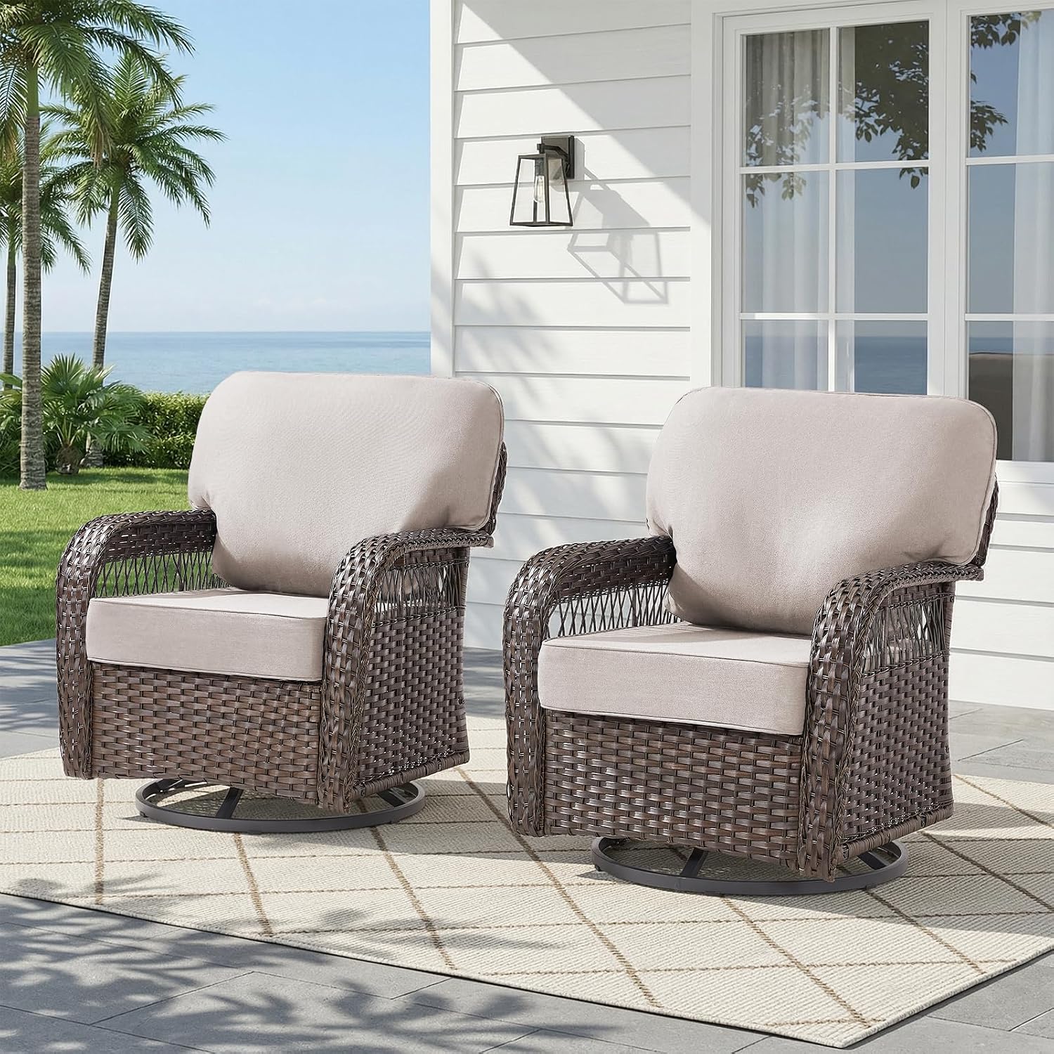 Hasır Döner Sallanan Bahçe Kol - Deck Chair Lounger incelemesi ve fiyatı