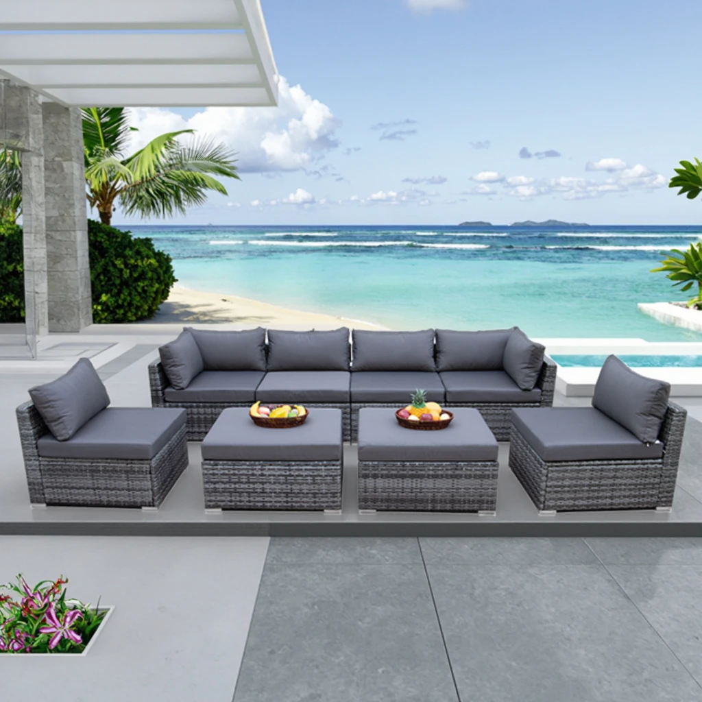 Modern Dış Mekan Mobilyası Kan - Outdoor Furniture Set With Fire Pit incelemesi ve fiyatı
