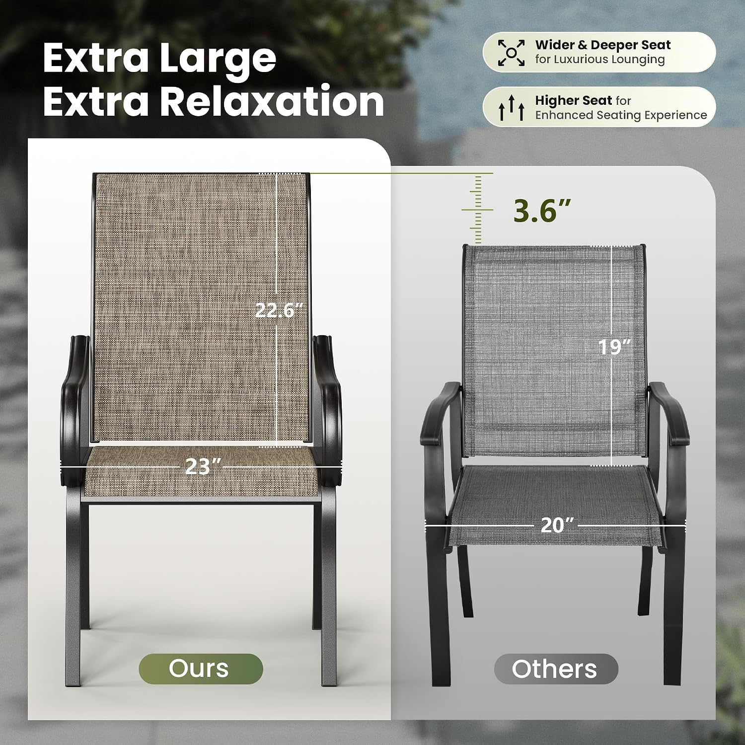 Ergonomik Yüksek Sırtlı Bahçe  - Deck Chair Lounger incelemesi ve fiyatı