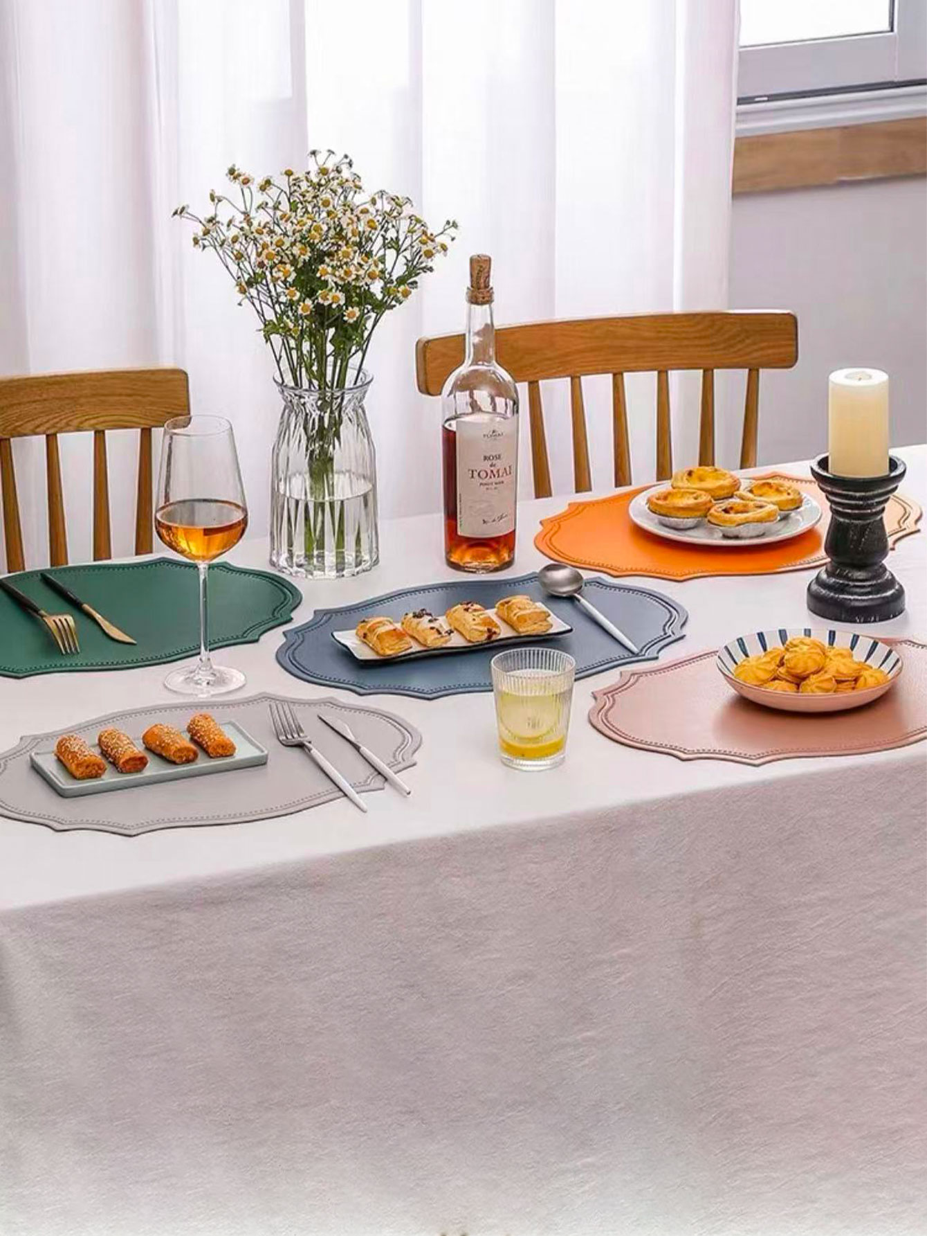 Deri Placemat Ins Tarzı Yemek  - Outdoor Furniture Dining incelemesi ve fiyatı